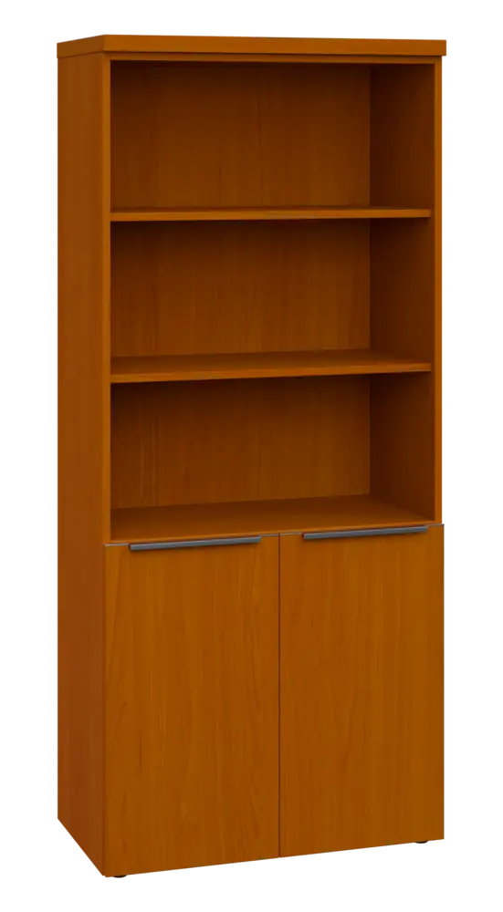 SIN 5 - 8DN3 kancelářská skříň, 2-dveřová/nika, 1820x800x400, třešeň šumavská